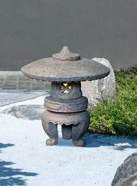 石灯笼仿古中式太阳能户