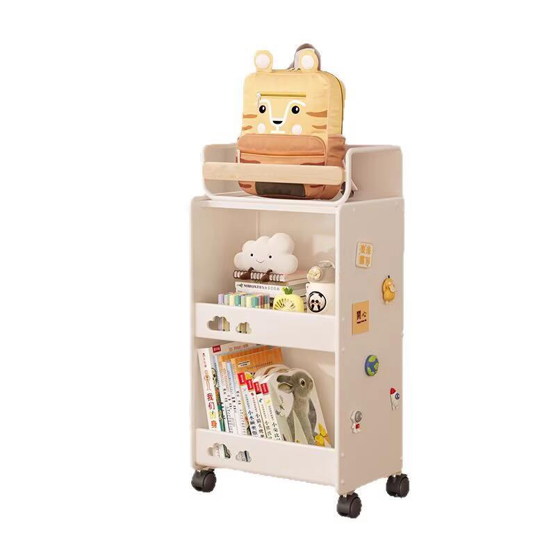 书包置物架多层可移动小推车桌下带滑轮放书本神器学生零食收纳架,淘宝优惠券,粉丝福利购,淘宝优惠卷