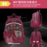 Милый детский водонепроницаемый школьный рюкзак со сниженной нагрузкой, сумка через плечо, Россия, 1-3-6 года, защита позвоночника