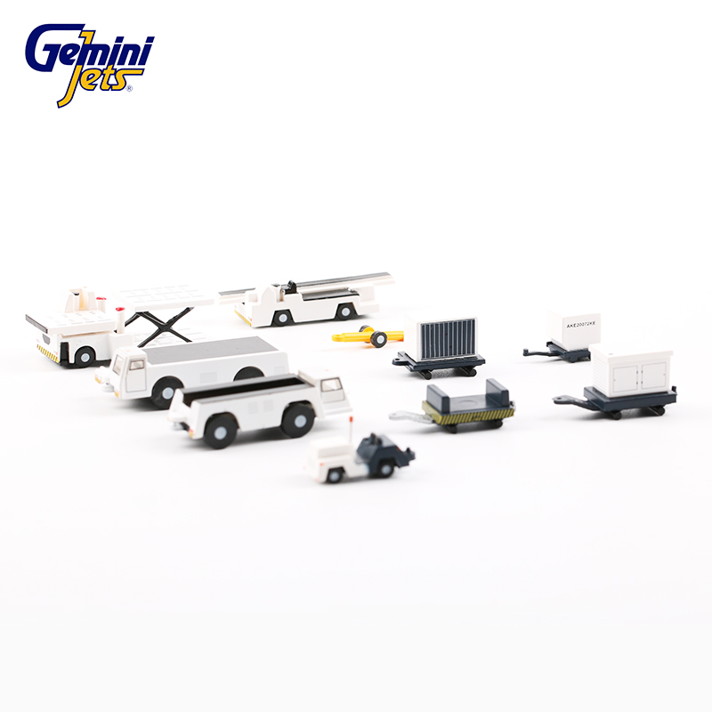 GeminiJets 1/200 机场立体模型配件 地面支援车 (GSE) 套装 塑料 - 图0