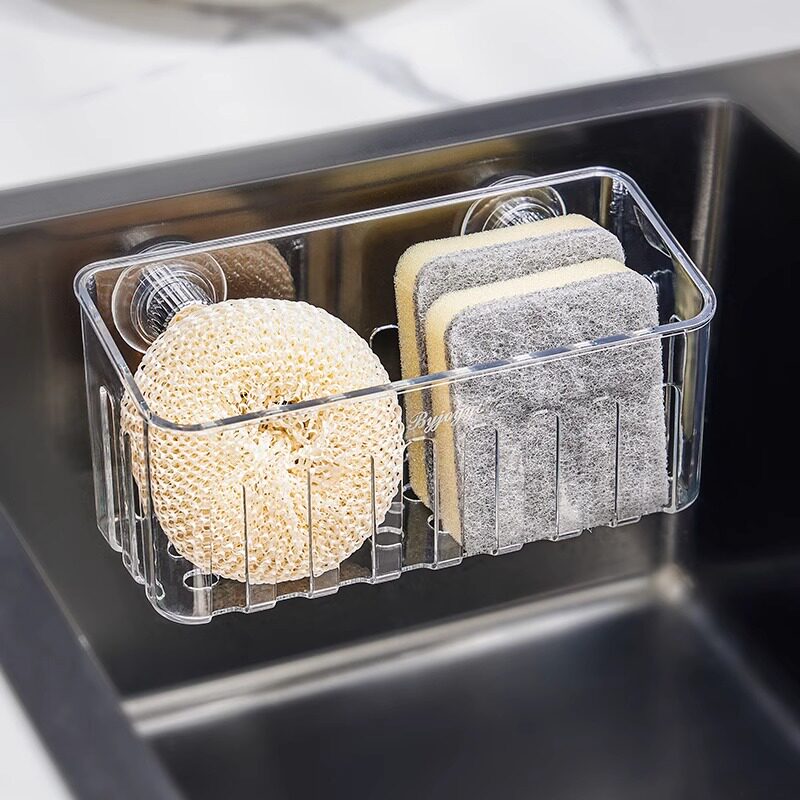 水槽洗碗海绵钢丝球沥水篮抹布架厨房水龙头置物架壁挂葱姜蒜收纳,淘宝优惠券,粉丝福利购,淘宝优惠卷
