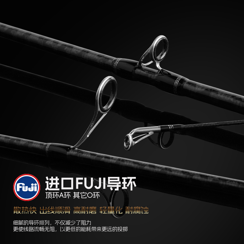 渔名捕赤溪碳素路亚竿L硬度超轻直柄枪柄远投快调翘嘴军鱼鳟鱼竿 - 图2