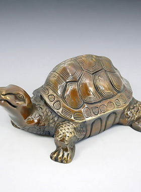 纯铜乌龟摆件大号家居装饰品