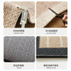 Kitchen floor mat anti-slip, oil-proof and wipeable new style carpet