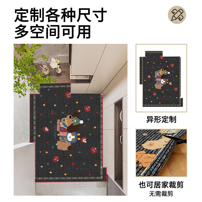 入户门垫2026新款防滑耐脏玄关地毯高级感家用除尘脚垫子可裁剪,淘宝优惠券,粉丝福利购,淘宝优惠卷