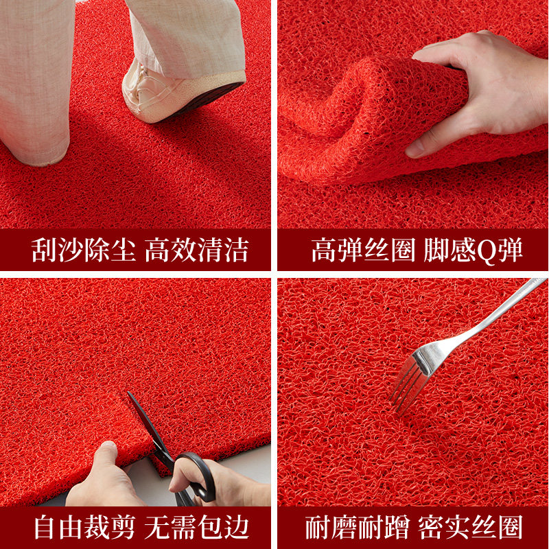 地垫入户门垫2026新款马年红色丝圈耐脏大门口脚踏垫门外玄关地毯,淘宝优惠券,粉丝福利购,淘宝优惠卷