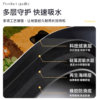 Soft absorbent bathroom floor mat for home toilet