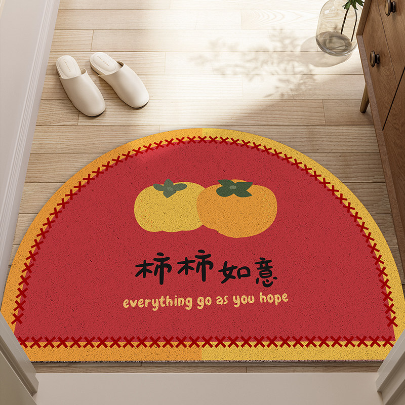 丝圈地垫入户门垫可裁剪喜庆脚垫子防滑耐脏垫子家用玄关门口地毯,淘宝优惠券,粉丝福利购,淘宝优惠卷