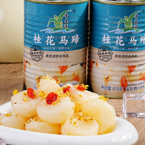 桂花马蹄整箱水果罐头去皮荸荠凉菜甜品即食果蔬糖水酒店宴席商用 - 图2
