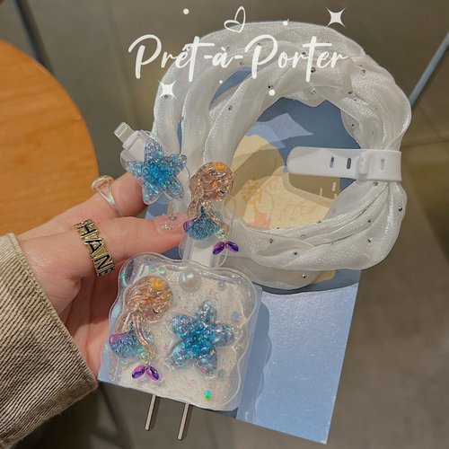 67w/80w/100w数据线保护套适用oppo15/14/13/findx8s充电器保护壳 - 图0