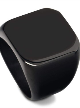 Stainless steel full-gloss steel titanium men's ring戒指