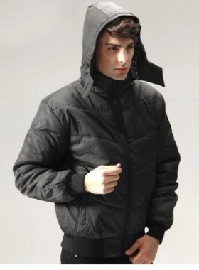 男连帽棉衣 Winter jacket cotton-padded hooded men''s jackets