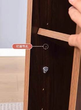超窄夹缝柜墙边窄柜床边柜缝隙厨房15cm书柜储物收纳格子可定制