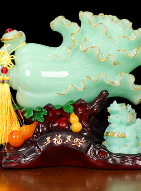 树脂招财客厅办公室礼品