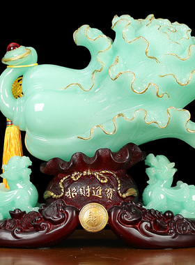 简吟树脂招财中式客厅办公室