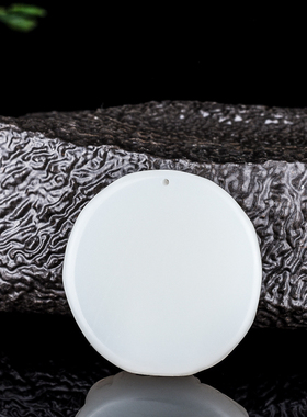 玉石匠新疆和田白玉如意佛玉佩 羊脂玉福在眼前吊坠弥罗佛公挂件