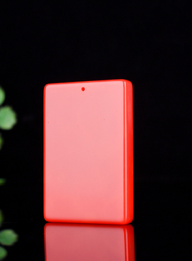 玉石匠和田玉满红平安无事牌吊坠 红玉鸡血红玉男女款保平安挂件