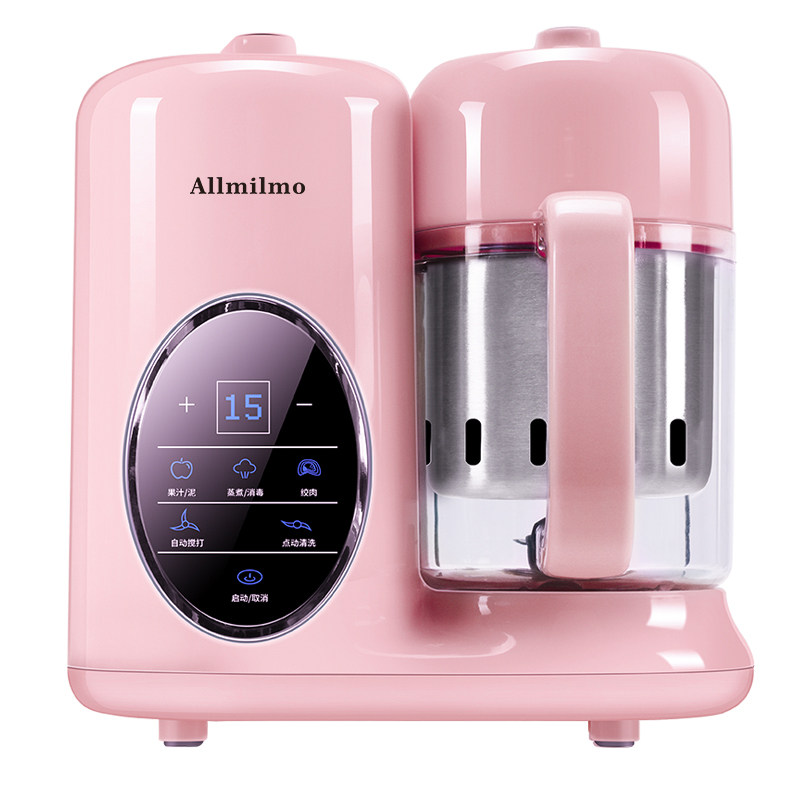 allmilmo宝宝蒸煮一体料理机辅食机 allmilmo母婴食物研磨器
