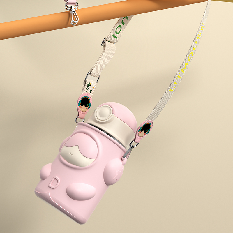 儿童保温杯套万能硅胶可爱杯子套手提斜挎通用水壶套防烫保护套,淘宝优惠券,粉丝福利购,淘宝优惠卷