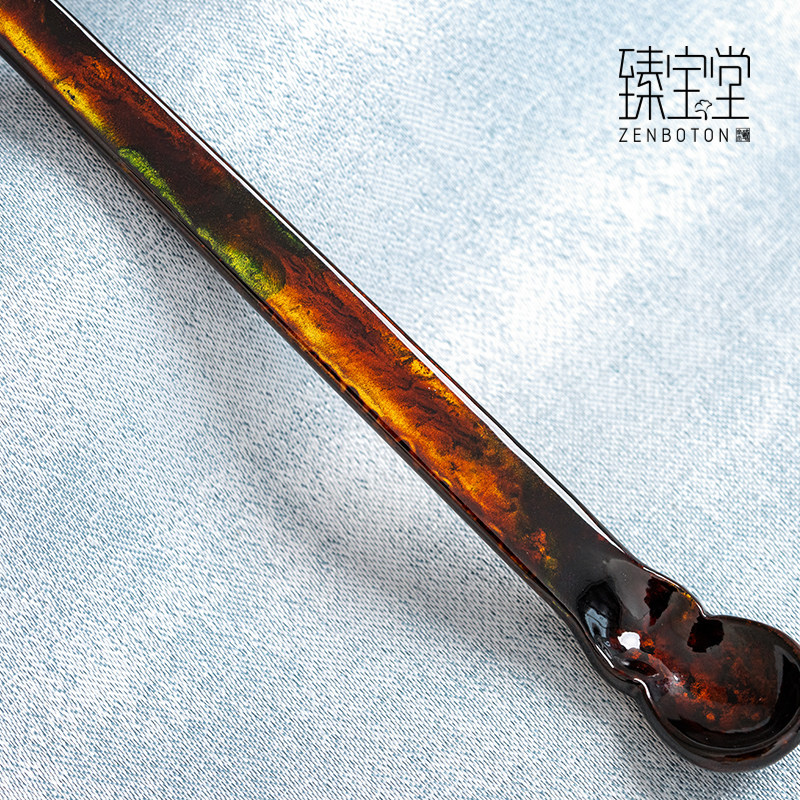 臻宝堂大漆葫芦形茶夹壶挑纯手工铜质壶盖叉银壶铁壶茶壶茶具配件,淘宝优惠券,粉丝福利购,淘宝优惠卷