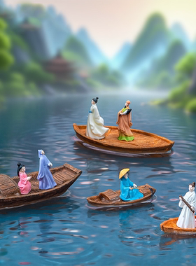 鱼缸假山盆景装饰品摆件