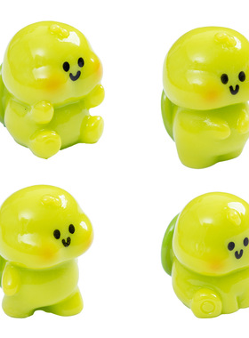 微景观卡通可爱小乌龟摆件diy装饰品配件 水族鱼缸海龟小摆件