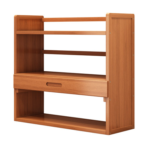 书架桌面置物架家用办公室桌上多层架子学生书桌收纳简易立式书柜 - 图3