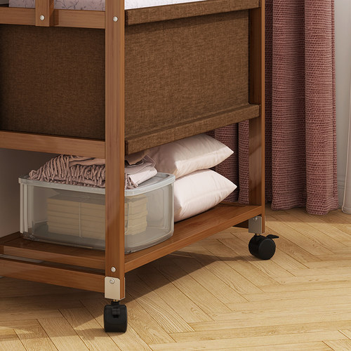 挂衣架衣帽架落地卧室床边晚上放衣服神器可移动置物架开放式衣柜 - 图0