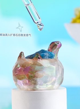 猫猫水晶盲盒PAL原石装饰礼物