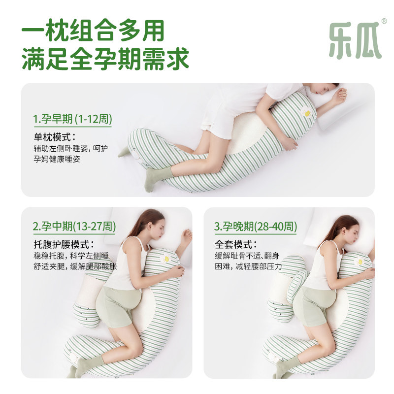 乐瓜红枣花生孕妇睡觉抱枕侧睡护腰u型托腹腰枕长条靠枕孕期怀孕,淘宝优惠券,粉丝福利购,淘宝优惠卷
