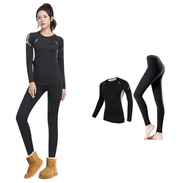 Quick-drying women's ski thermal underwear winter base layer