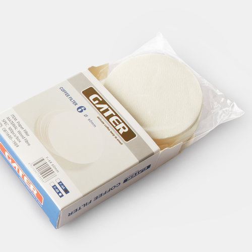 Mocha pot filter paper round wooden coffee drip paper - 图0