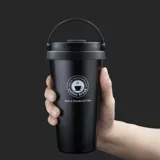 Мужской кофейный женский портативный термос из нержавеющей стали, простой и элегантный дизайн