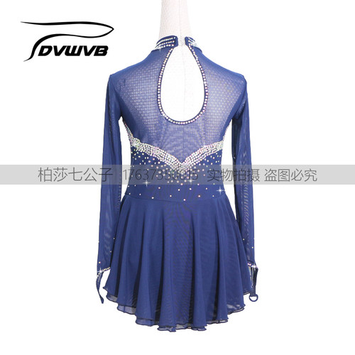 DVWVB 定制花样滑冰服装 花样滑冰表演服考级比赛女款 G196 - 图0