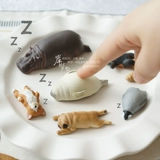 Японская подлинная панда Acupoint Cure зоопарк бездействующих животных спит и сон