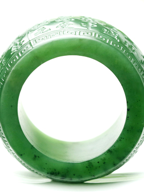 甄选老料雕工精细字迹清晰圆鼓形