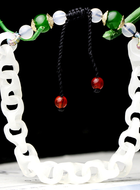 甄选品质玉质白润一体手雕带证书