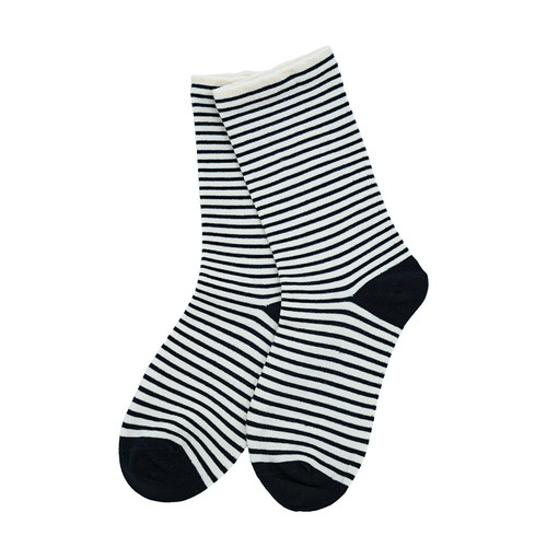 beeff女 无骨 条纹袜子中筒袜春夏ins百搭韩国日系撞色长袜学院风 - 图3