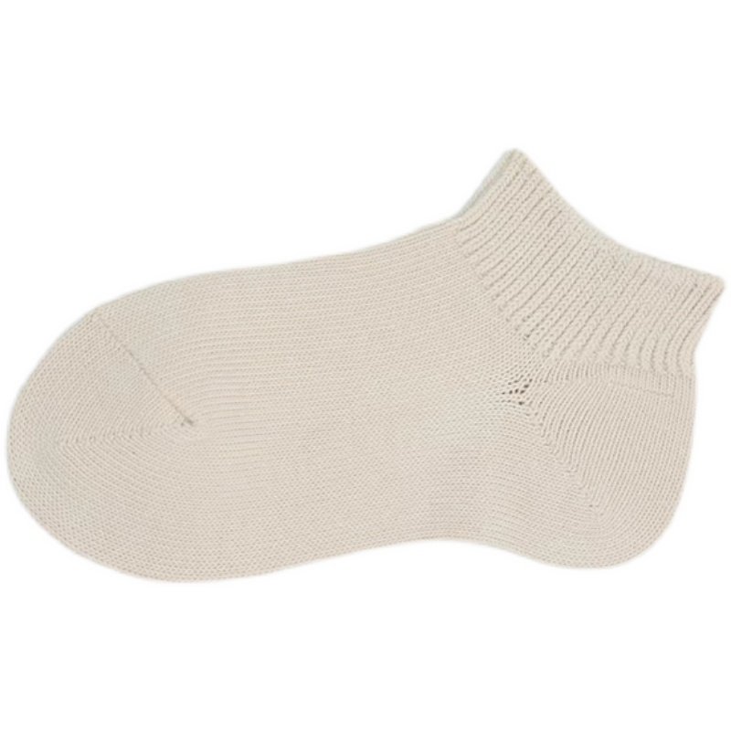 BeeffSocks男女 黑色米色 粗针针织棉透气不掉跟短筒船袜子,淘宝优惠券,粉丝福利购,淘宝优惠卷