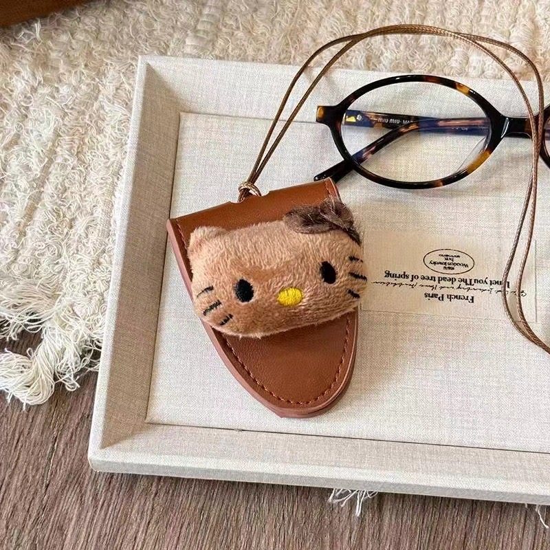 可爱ins猫咪小狗长款墨镜挂脖夹便携带防丢眼镜童趣毛衣链子配饰,淘宝优惠券,粉丝福利购,淘宝优惠卷