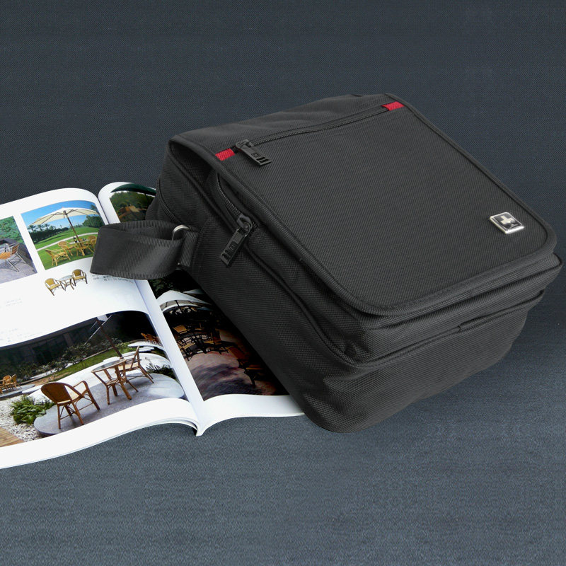 瑞士军刀男休闲防水布包旅行单肩包 瑞世男士包袋