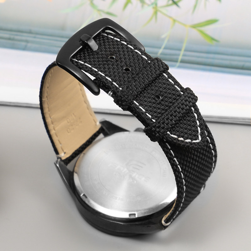 帆布代用美度m026领航者豪雅手表带 vmkm配件