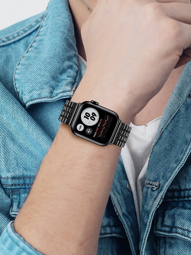 精钢天梭罗西尼阿玛尼不锈钢表链 vmkm配件