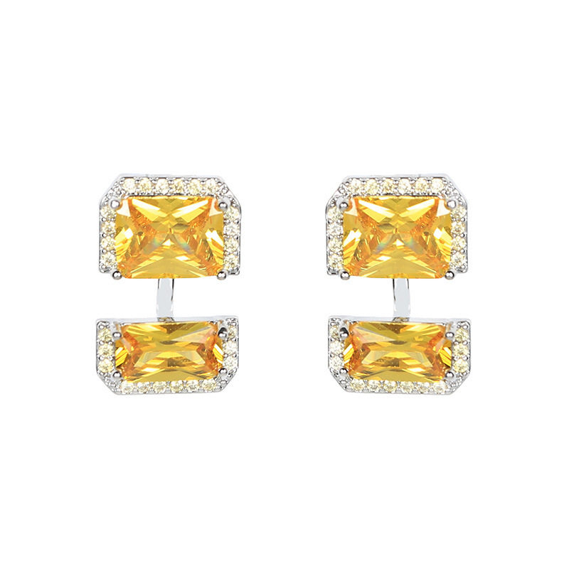 欧美2025夏季新款夸张微镶锆石耳环耳钉耳坠女长款复古潮耳饰,淘宝优惠券,粉丝福利购,淘宝优惠卷