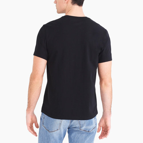 J.crew贝克汉姆接近RRL小贝同款薄款打底短袖T恤短T体恤男Jcrew - 图2