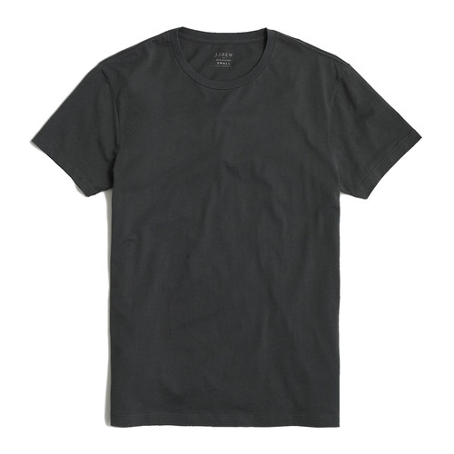 J.Crew美国采购接近RRL贝克汉姆小贝同款打底短袖纯色男士T恤-图3