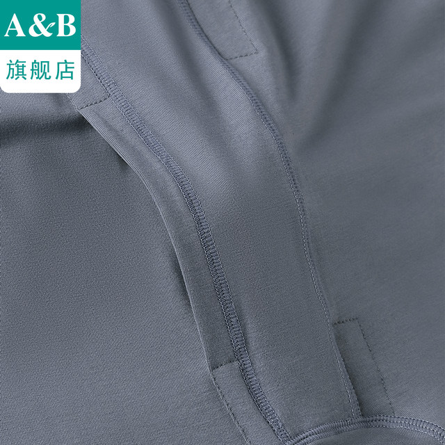 Ab underwear Juncao antiviral antibacterial ຊຸດອົບອຸ່ນຜູ້ຊາຍ elastic ແລະບາງໆພື້ນຖານເຄື່ອງນຸ່ງຫົ່ມດູໃບໄມ້ລົ່ນ J330
