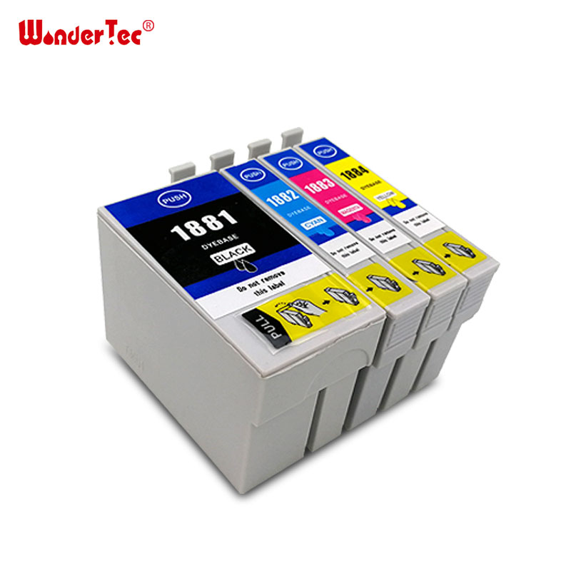 wodnertec 兼容爱普生T1881墨盒WF-7111 WF-3641 WF-7621打印机墨盒WF-7218一体机7728墨水盒 黑彩色 非原装 - 图3