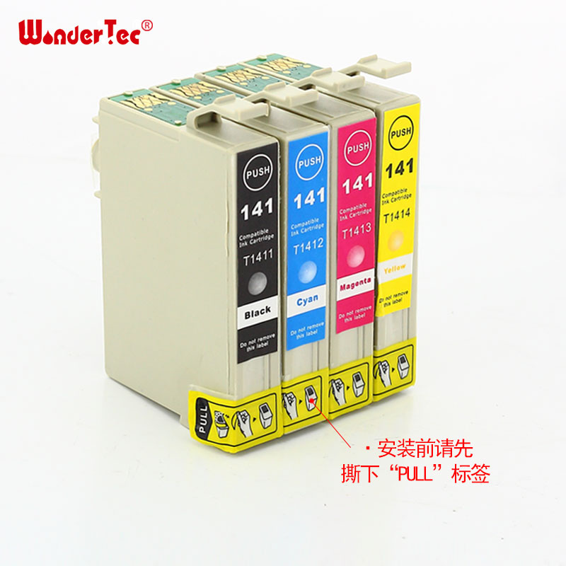 Wondertect适用爱普生me620f墨盒ME350爱普生me33打印机墨盒me330 me960FWD 900WD墨盒 爱普生T1411墨水盒 - 图0