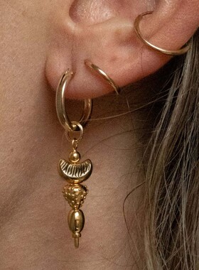 英国george melis欧美美食水果项链冰糖葫芦吊坠项链钛钢炉内